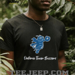 Ontario Tower Buzzers Baseball mascot logo 2025 shirt