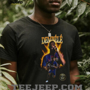 Ousmane Dembélé Paris Saint Germain FC UEFA Champions League graphic shirt