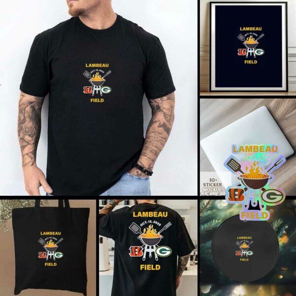 Packers vs Bengals 2025 NFL Lambeau Field shirt