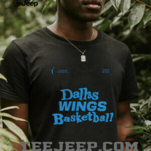 Paige Bueckers wearing Dallas Wings basketball shirt