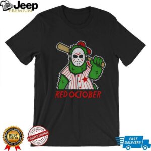 Phanatic X Jason Voorhees Philadelphia Phillies Baseball Halloween shirt
