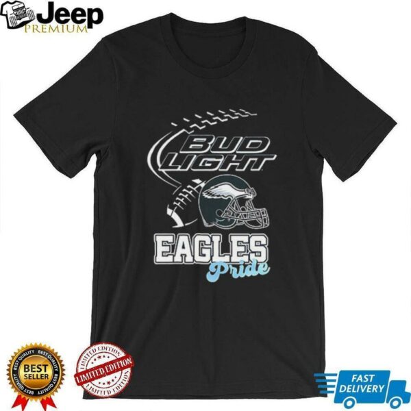 Philadelphia Eagles Bud Light pride helmet shirt