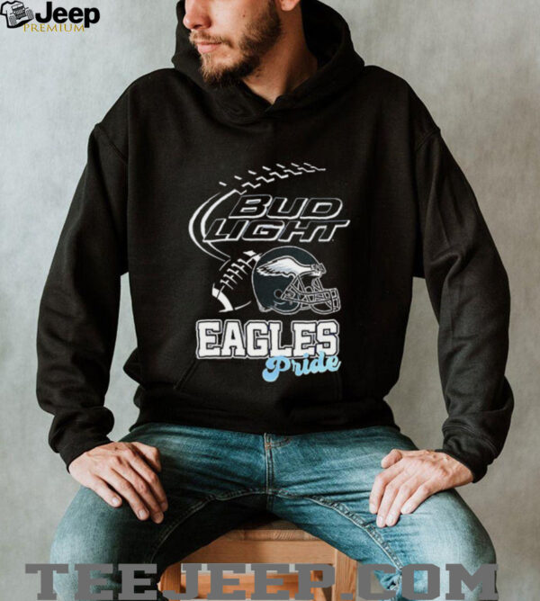 Philadelphia Eagles Bud Light pride helmet shirt