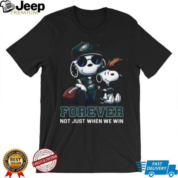 Philadelphia Eagles Peanuts Snoopy Forever shirt