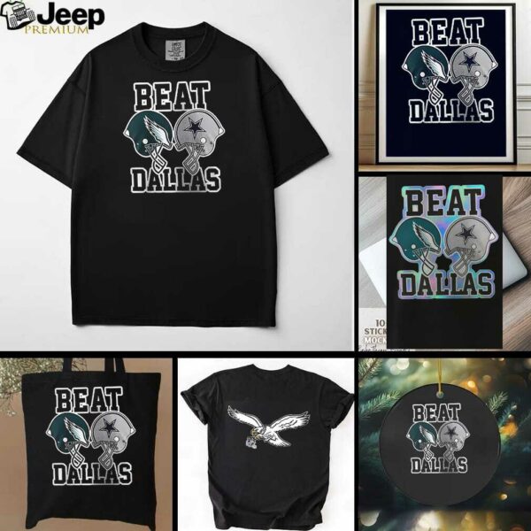 Philadelphia Eagles beat Dallas Cowboys hemets shirt