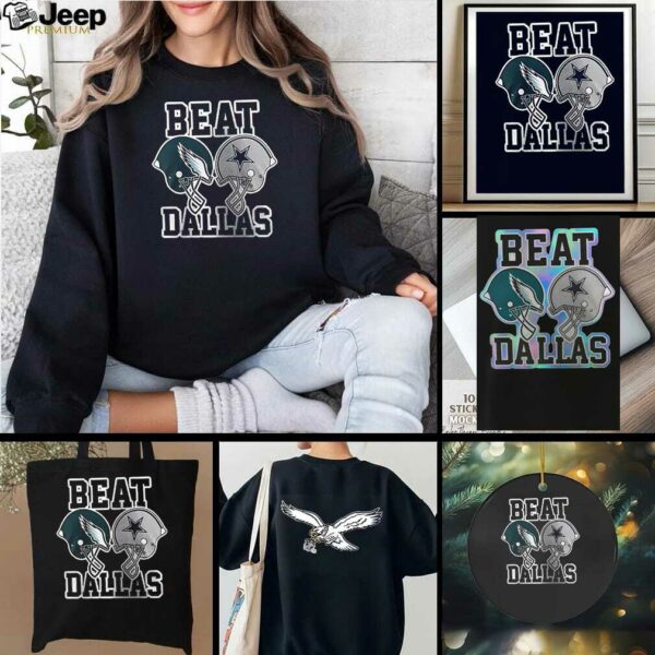 Philadelphia Eagles beat Dallas Cowboys hemets shirt