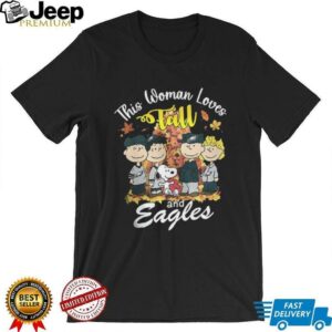 Philadelphia Eagles x Snoopy this woman loves fall shirt