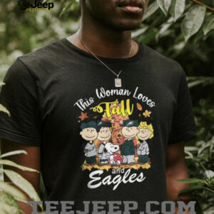 Philadelphia Eagles x Snoopy this woman loves fall shirt