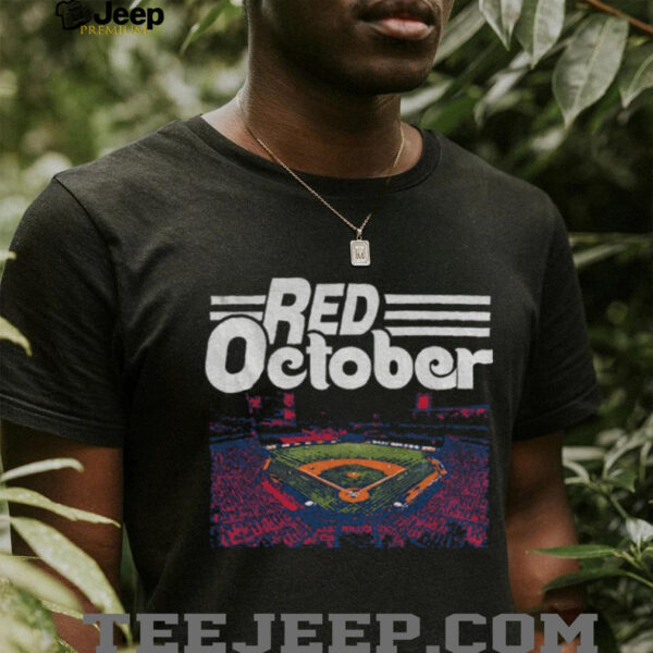 Philadelphia Phillies Baseball MLB Red October stadium shirt
