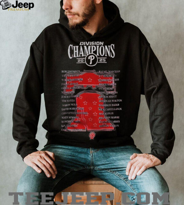 Philadelphia Phillies MLB Baseball Legend 2025 National League East Champions shirt