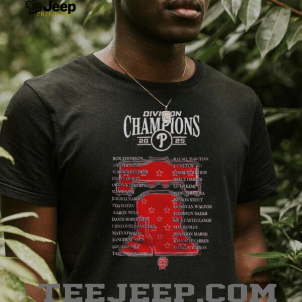 Philadelphia Phillies MLB Baseball Legend 2025 National League East Champions shirt