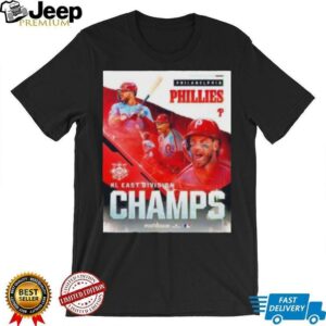 Philadelphia Phillies MLB NL East division champs player shirt