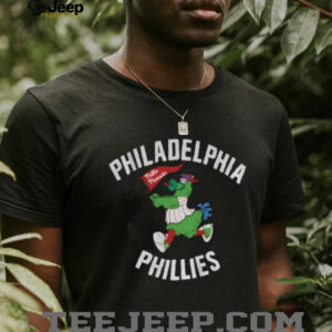 Phillie Phanatic holding Phillies flag Philadelphia Phillies MLB Baseball Champions 2025 shirt