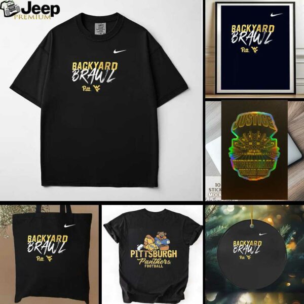 Pittsburgh Panthers Backyard Brawl Pitt mascot vintage shirt