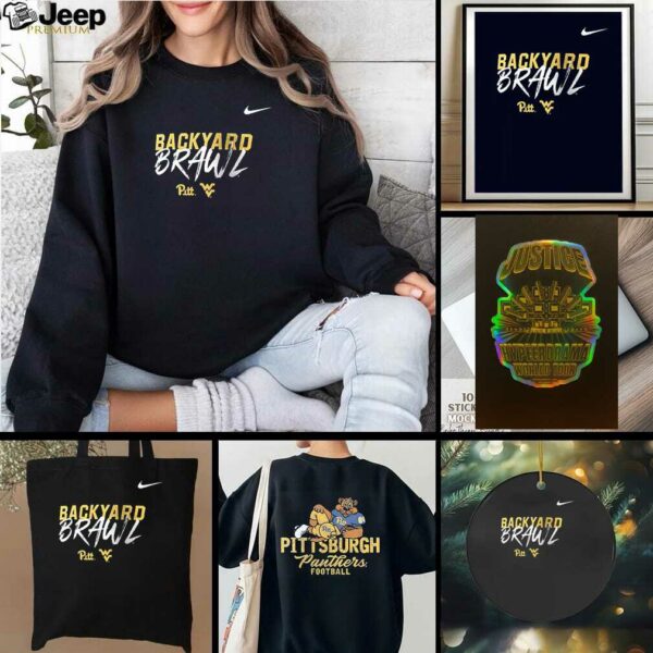 Pittsburgh Panthers Backyard Brawl Pitt mascot vintage shirt