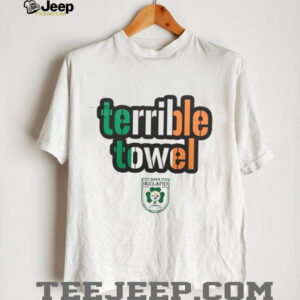 Pittsburgh Steelers Ireland Game Terrible Towel 2025 Shirt