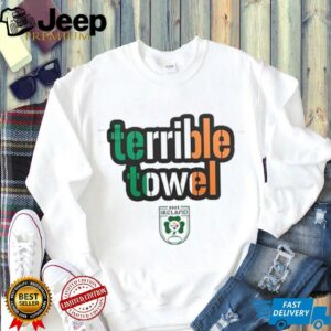 Pittsburgh Steelers Ireland Game Terrible Towel 2025 Shirt