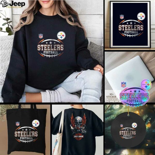 Pittsburgh Steelers NFL Harley Davidson motorcycle shirt