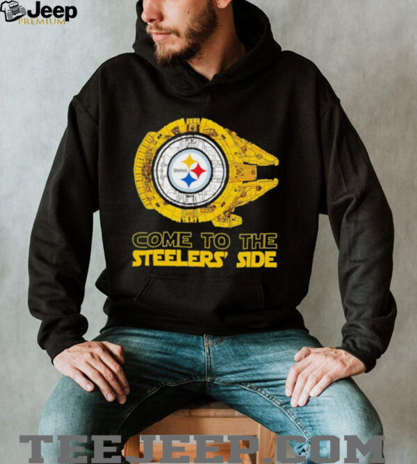 Pittsburgh Steelers x Millennium Falcon come to the Steelers’ side Star Wars shirt