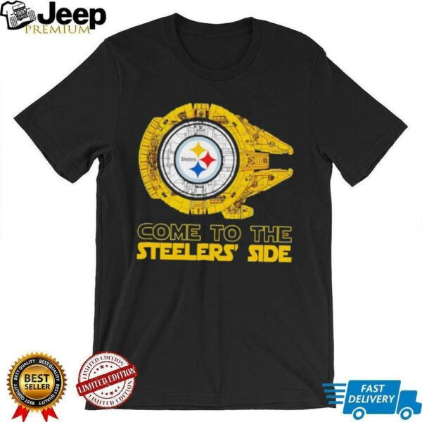 Pittsburgh Steelers x Millennium Falcon come to the Steelers’ side Star Wars shirt