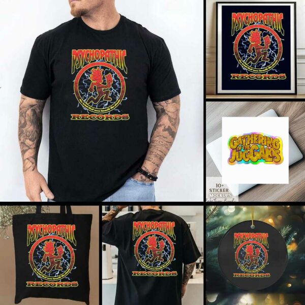Psychopathic Records Lightning Shirt