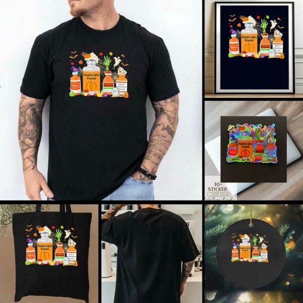 Pumpkin spice propofol spiced vanilla versed maple cinnamon naldol Halloween shirt