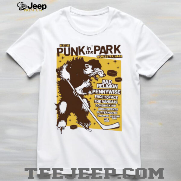 Punk in the Park Worcester Massachusetts September 27th 2025 bad religion poster shirt