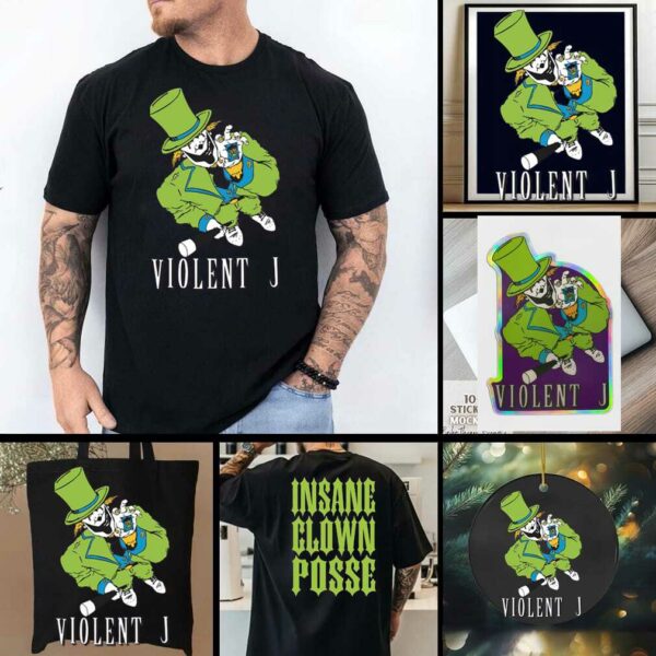 Purple OG Cartoon Violent J Shirt