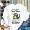 Stitch I avoid shit because my temper can go from zero to life in prison in 2 seconds shirt