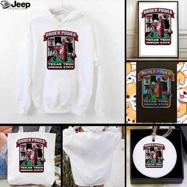 Raider Power Texas Tech Vs Oregon State 2025 Shirt