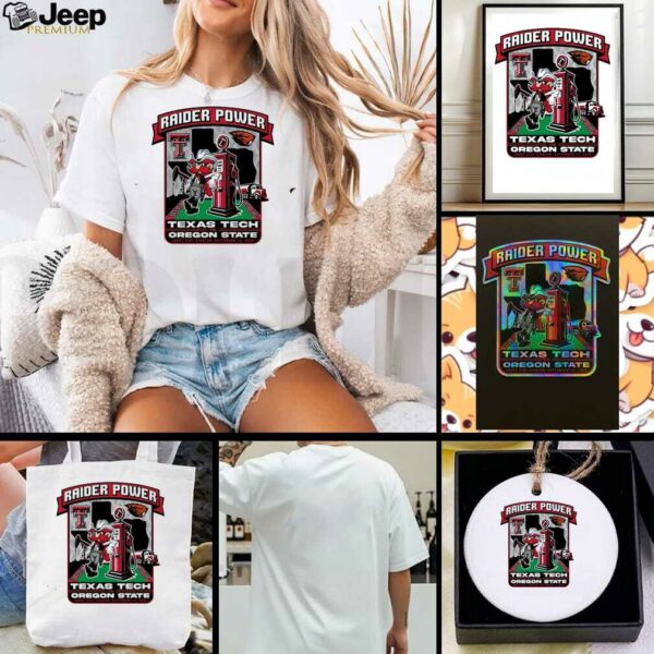 Raider Power Texas Tech Vs Oregon State 2025 Shirt