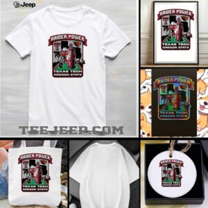Raider Power Texas Tech Vs Oregon State 2025 Shirt