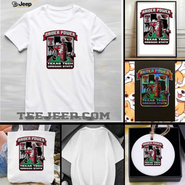 Raider Power Texas Tech Vs Oregon State 2025 Shirt