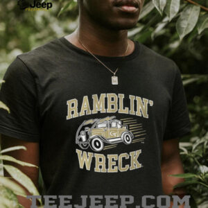 Ramblin’ Wreck Georgia Tech Yellow Jackets car shirt