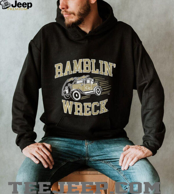 Ramblin’ Wreck Georgia Tech Yellow Jackets car shirt