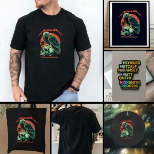 Raven skull M72 North American Tour 2025 t shirt