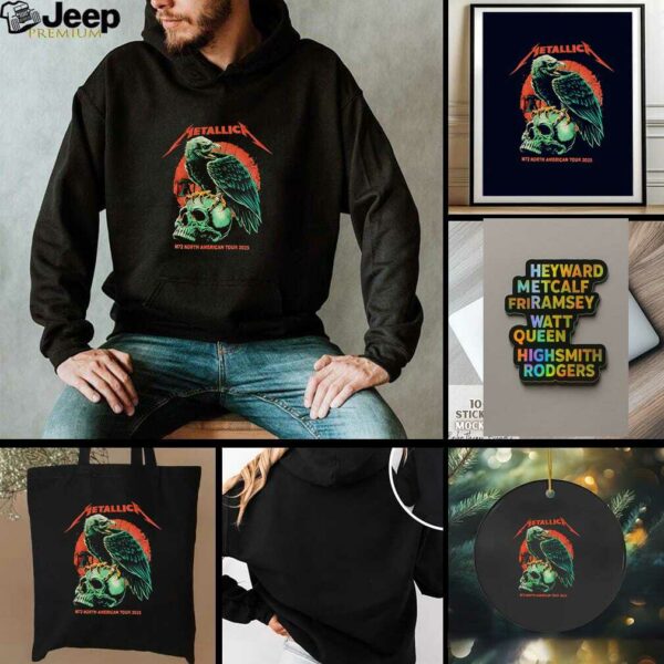 Raven skull M72 North American Tour 2025 t shirt