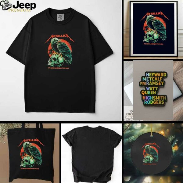 Raven skull M72 North American Tour 2025 t shirt