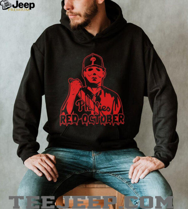 Red October Michael Myers Philadelphia Phillies shirt