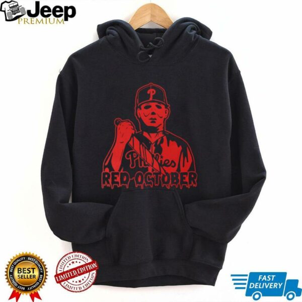 Red October Michael Myers Philadelphia Phillies shirt