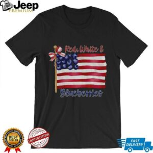 Red White and Blueberries Charlie Kirk 1993 2025 Memorial Freedom USA shirt
