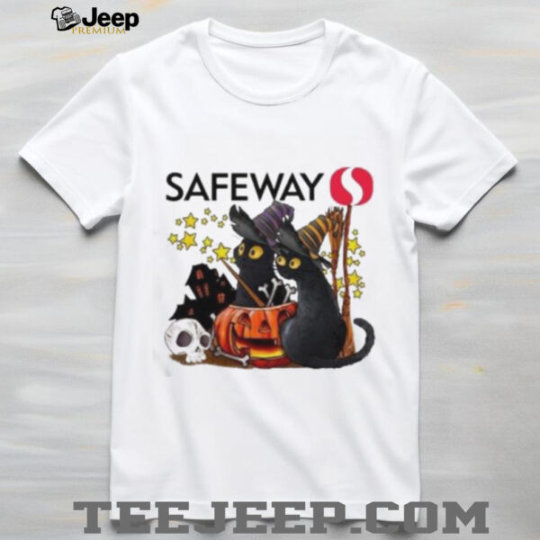 Safeway X Black Cat Witch Halloween 2025 T shirt
