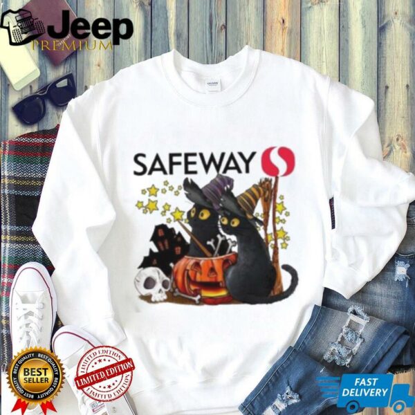 Safeway X Black Cat Witch Halloween 2025 T shirt