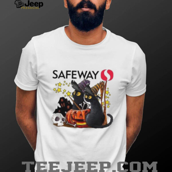 Safeway X Black Cat Witch Halloween 2025 T shirt