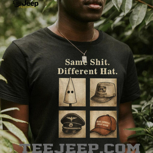 Same shit different hat maga red hat vintage poltical shirt