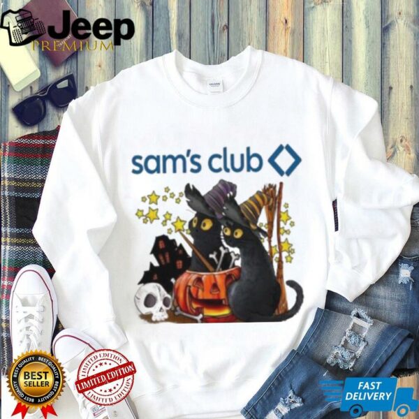 Sam’s Club X Black Cat Witch Halloween 2025 T shirt