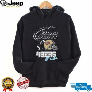 San Francisco 49ers Bud Light pride helmet shirt