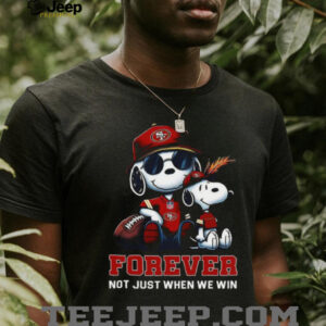 San Francisco 49ers Peanuts Snoopy Forever shirt