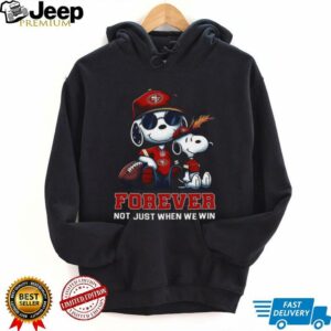 San Francisco 49ers Peanuts Snoopy Forever shirt