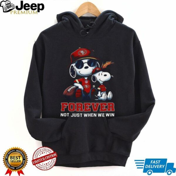 San Francisco 49ers Peanuts Snoopy Forever shirt